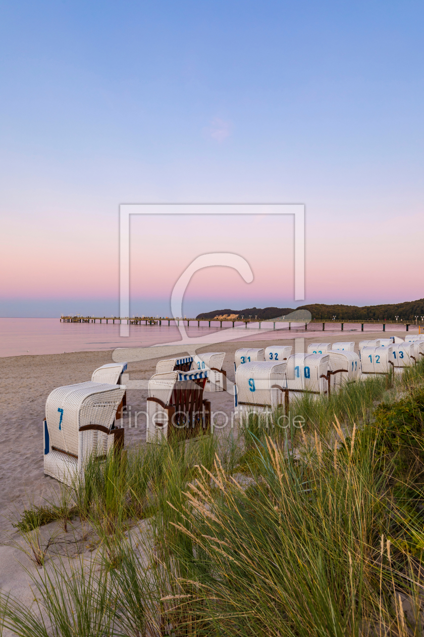 Bild-Nr.: 12239152 Binz auf der Insel Rügen am Abend erstellt von dieterich