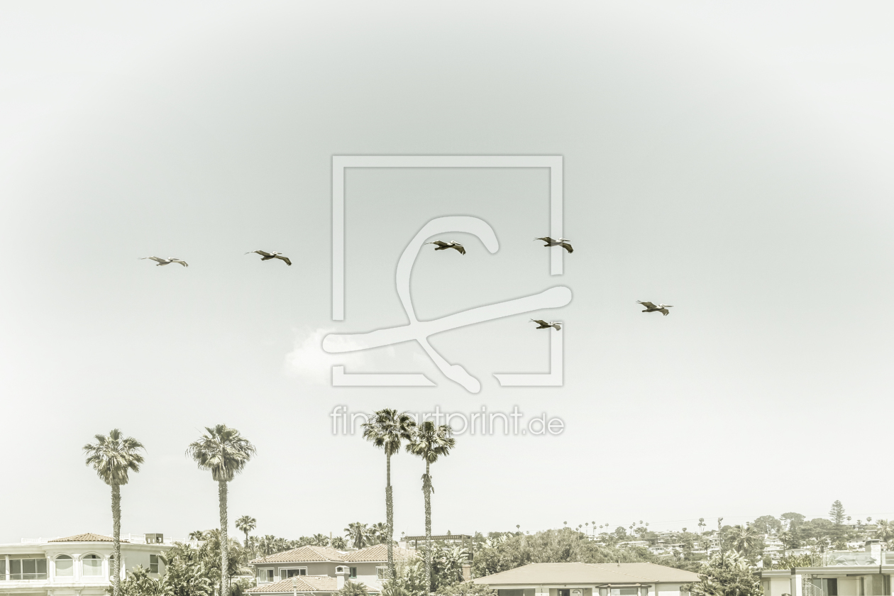 Bild-Nr.: 12240607 Über den Dächern von San Diego - Vintage erstellt von Melanie Viola