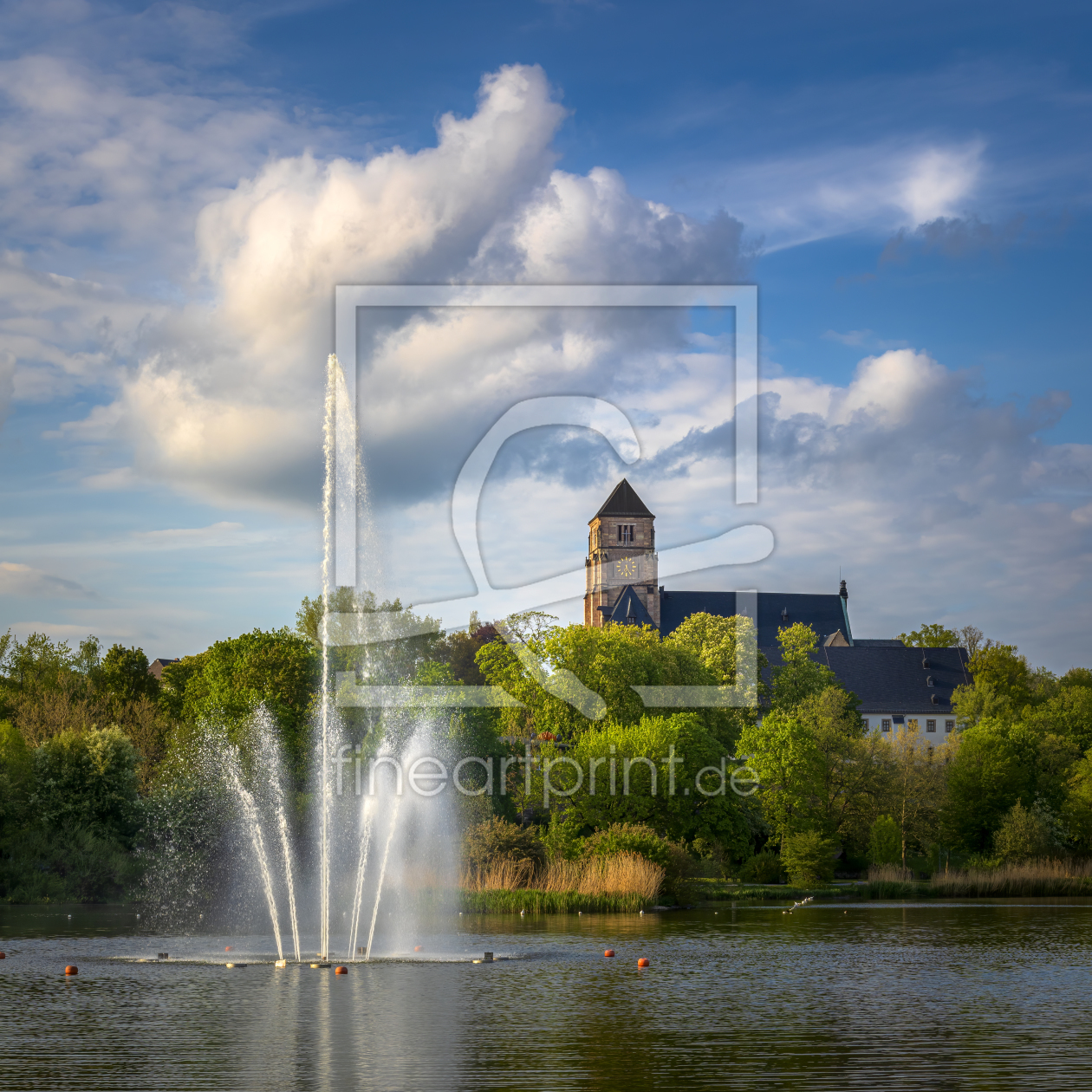 Bild-Nr.: 12244418 Frühlingsabend am Chemnitzer Schlossteich erstellt von Daniela Beyer