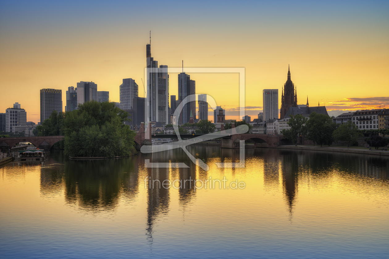 Bild-Nr.: 12248898 Sonnenuntergang in Frankfurt erstellt von KundenNr-349897