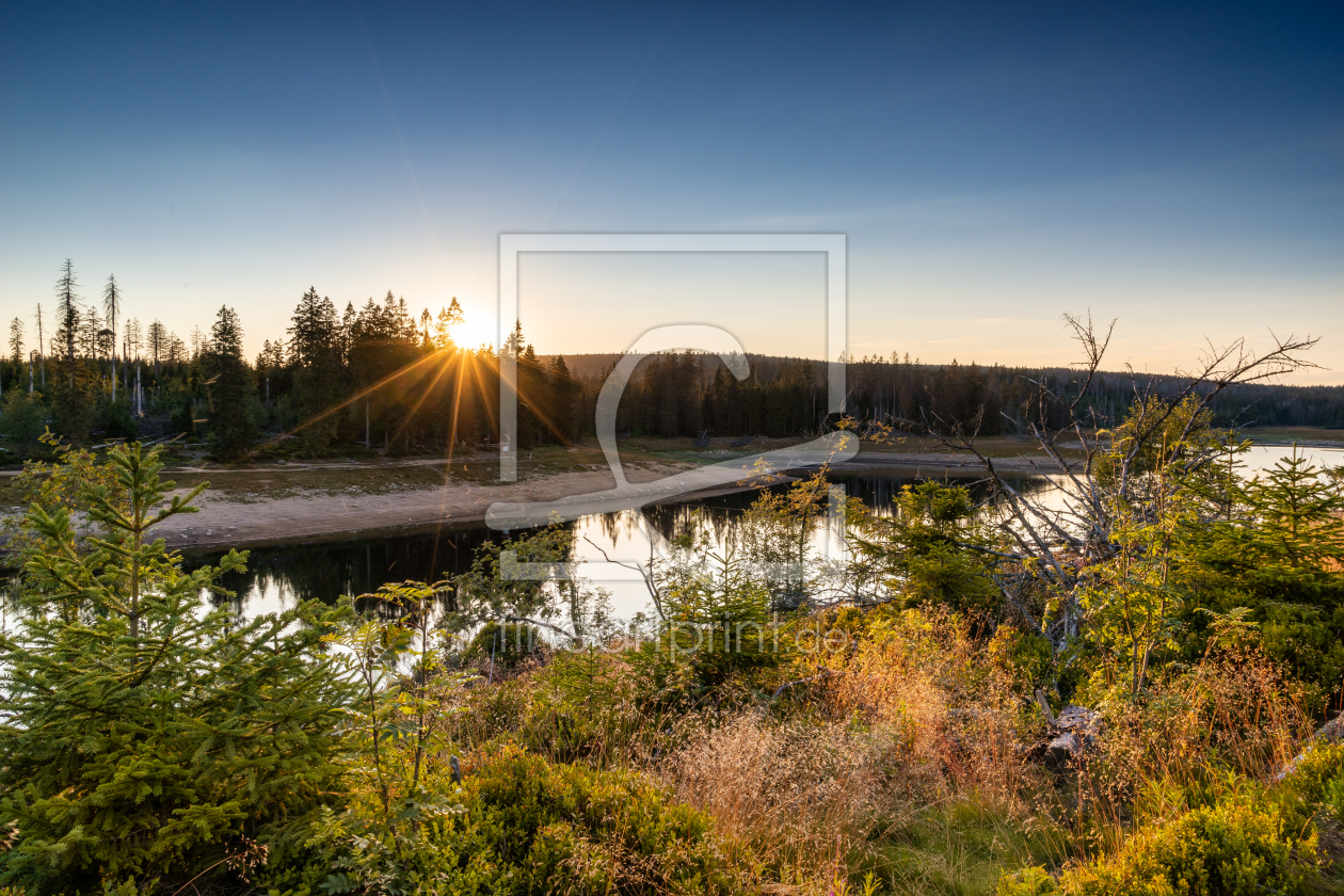 Bild-Nr.: 12249038 Sonnenuntergang am Oderteich erstellt von Steffen Henze