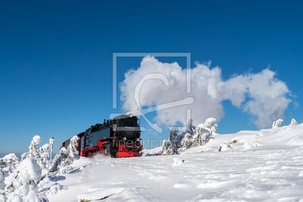 Bild-Nr.: 12249570 Dampfzug im Winter erstellt von PH-Photography