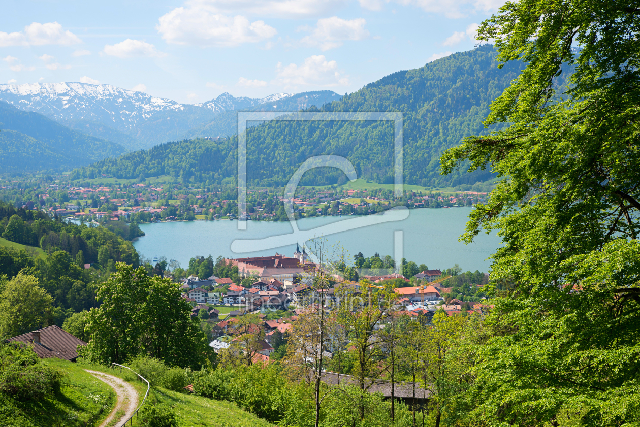 Bild-Nr.: 12253154 Tegernsee mit Schloss und Alpenblick Bayern erstellt von SusaZoom