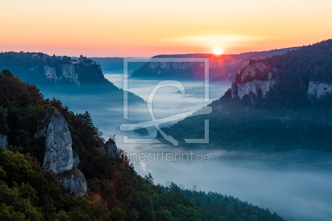 Bild-Nr.: 12253265 Sonnenaufgang im Naturpark Obere Donau erstellt von dieterich