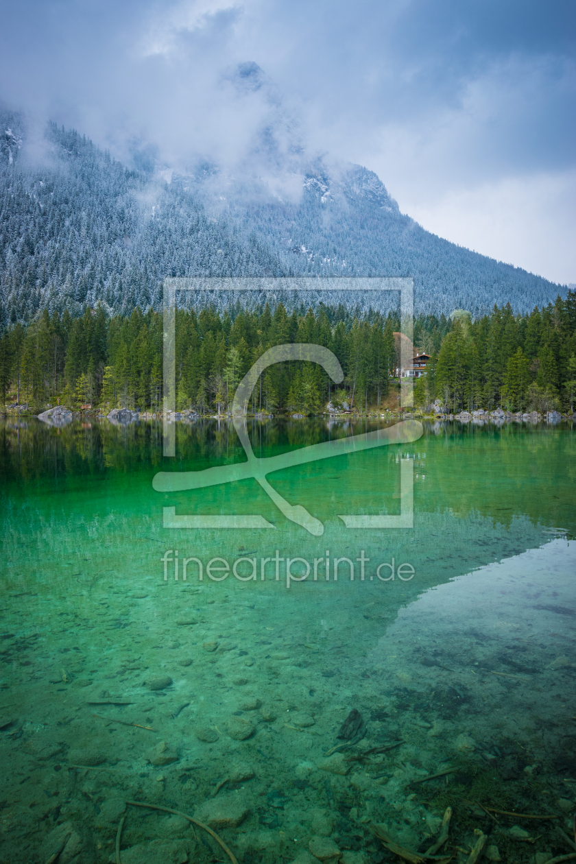 Bild-Nr.: 12253923 Hintersee und Berge im Schnee erstellt von Martin Martin Wasilewski