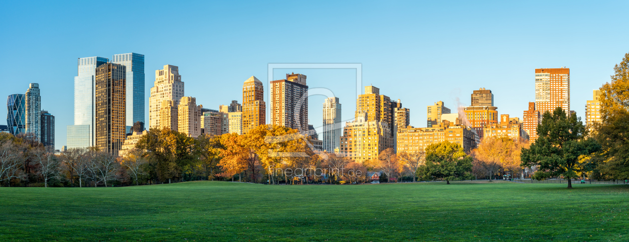 Bild-Nr.: 12256113 Central Park Panorama im Herbst erstellt von eyetronic