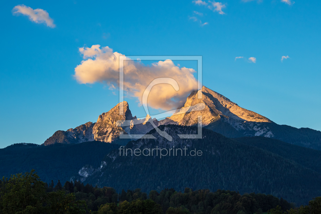 Bild-Nr.: 12261435 Blick auf den Watzmann im Berchtesgadener Land erstellt von Rico Ködder