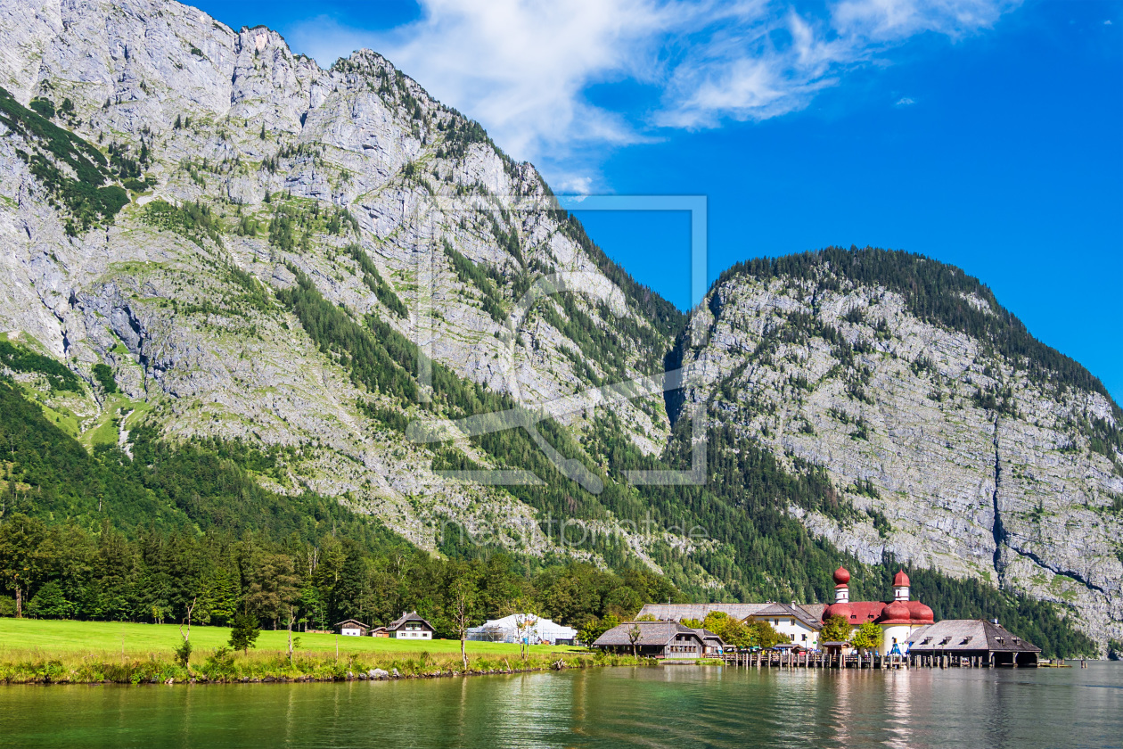 Bild-Nr.: 12261437 Blick auf den Königssee im Berchtesgadener Land erstellt von Rico Ködder