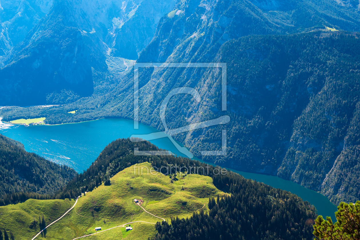 Bild-Nr.: 12261444 Blick vom Jenner auf den Königssee erstellt von Rico Ködder