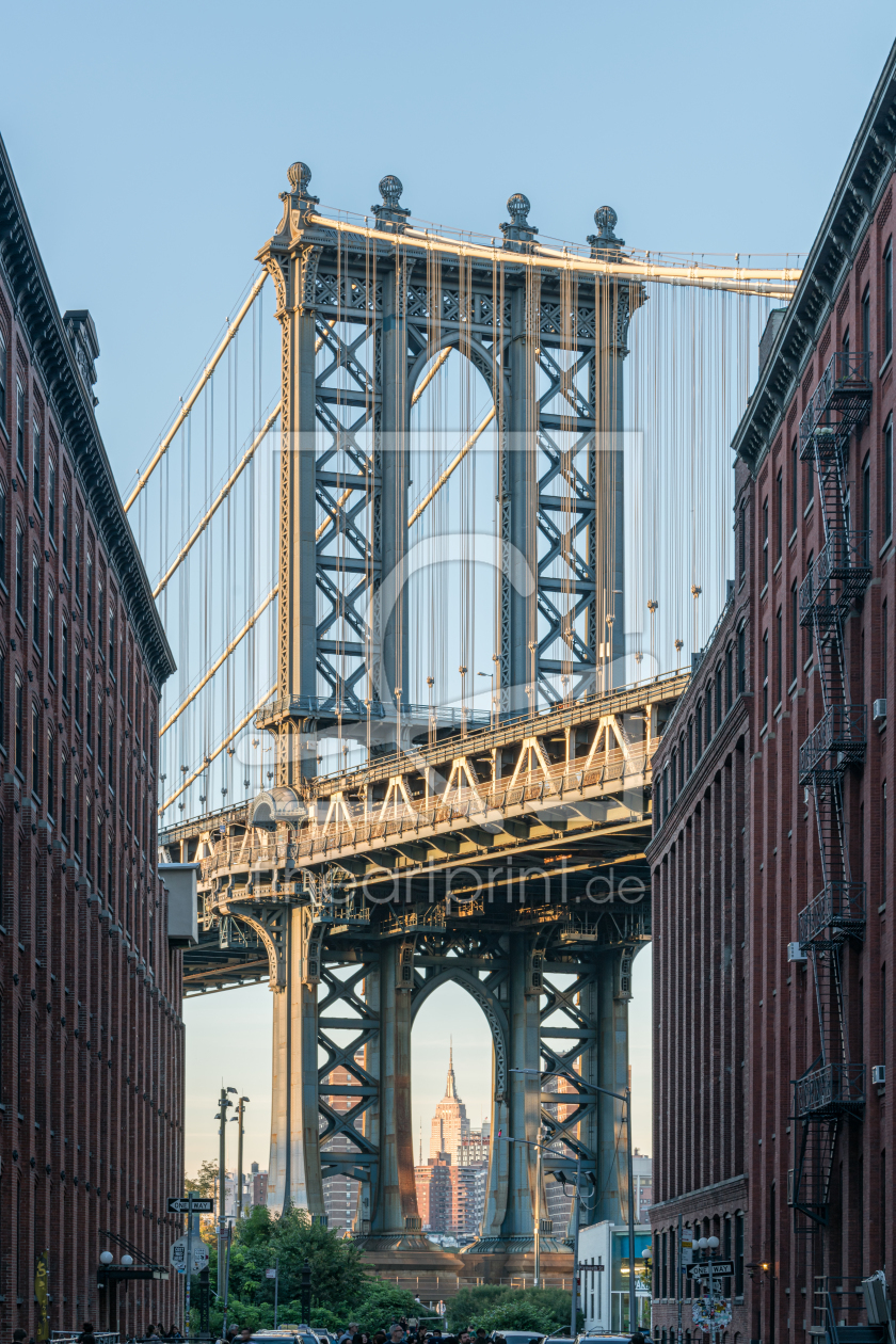 Bild-Nr.: 12262025 Manhattan Bridge und Empire State Building erstellt von eyetronic