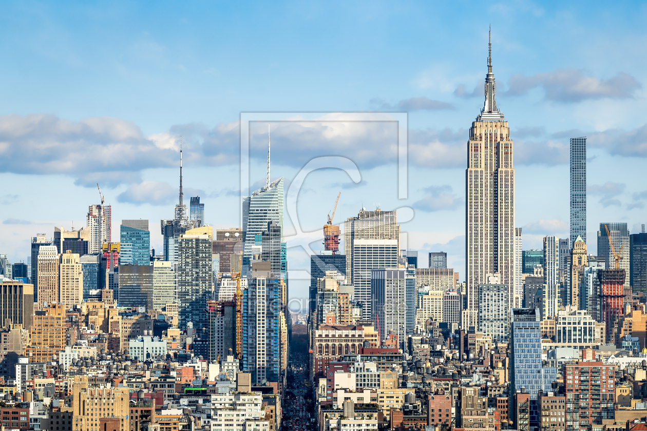 Bild-Nr.: 12262680 Luftaufnahme der Manhattan Skyline erstellt von eyetronic