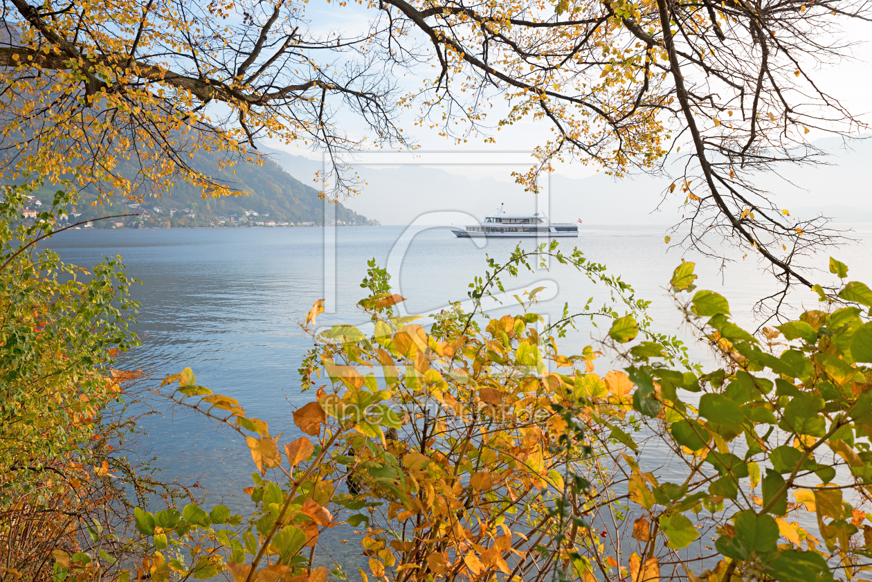 Bild-Nr.: 12273056 Schifffahrt am Traunsee Herbst im Salzkammergut erstellt von SusaZoom