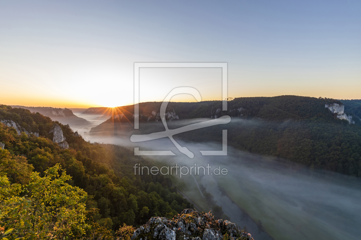 Bild-Nr.: 12273663 Naturpark Obere Donau bei Sonnenaufgang erstellt von dieterich