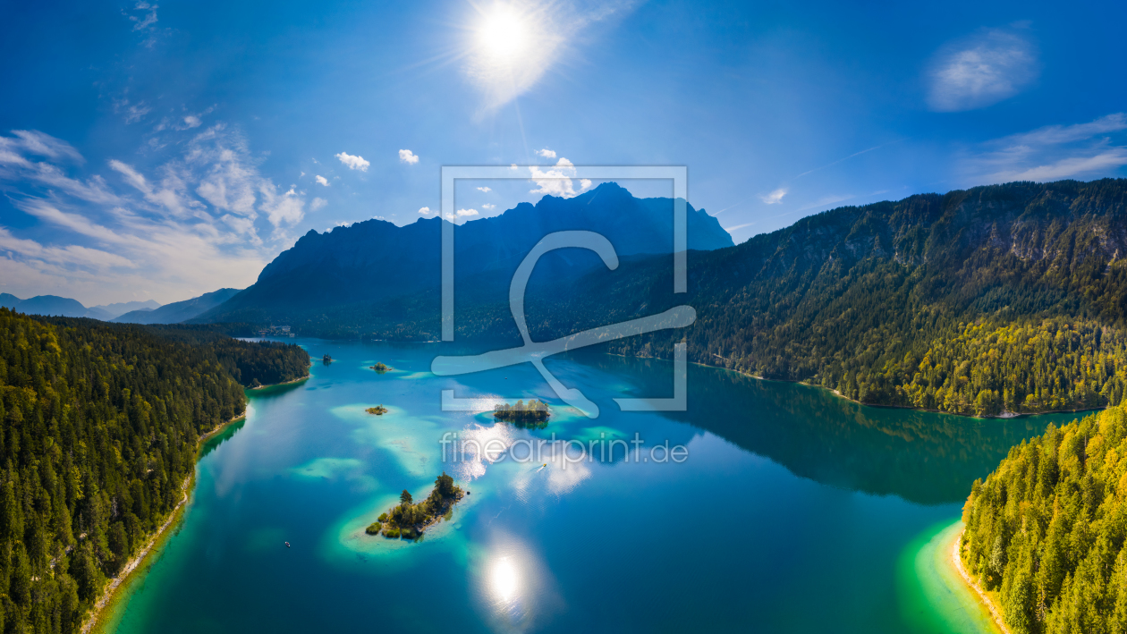 Bild-Nr.: 12273942 Luftbild von Eibsee und Zugspitze erstellt von raphotography88