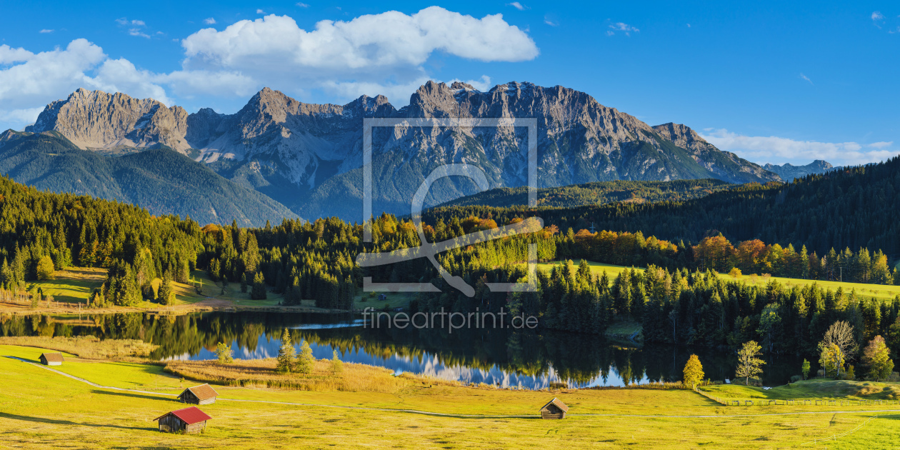 Bild-Nr.: 12279682 Geroldsee und Karwendelgebirge erstellt von Walter G. Allgöwer