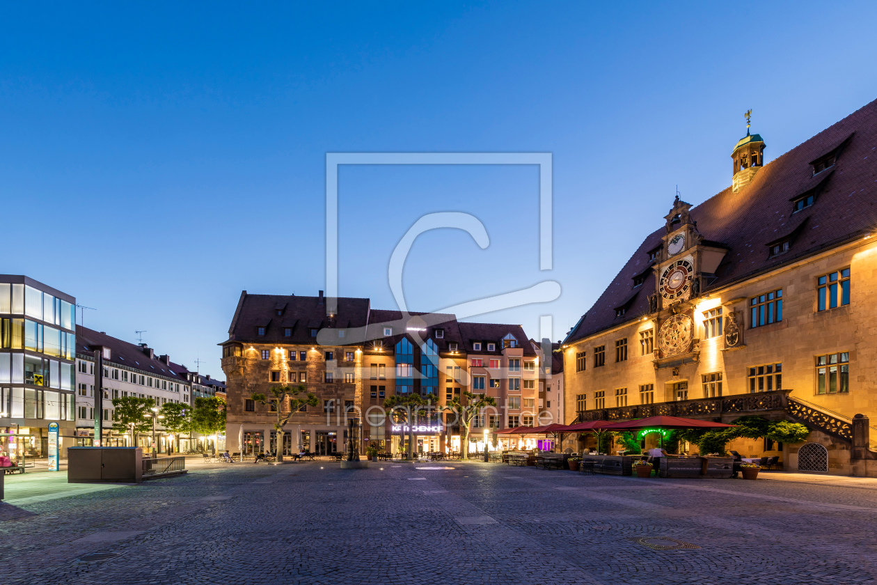 Bild-Nr.: 12283538 Marktplatz mit dem Rathaus in Heilbronn erstellt von dieterich