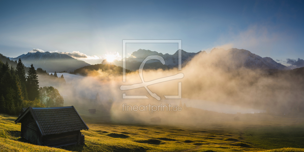 Bild-Nr.: 12286102 Sonnenaufgang am Geroldsee erstellt von Walter G. Allgöwer