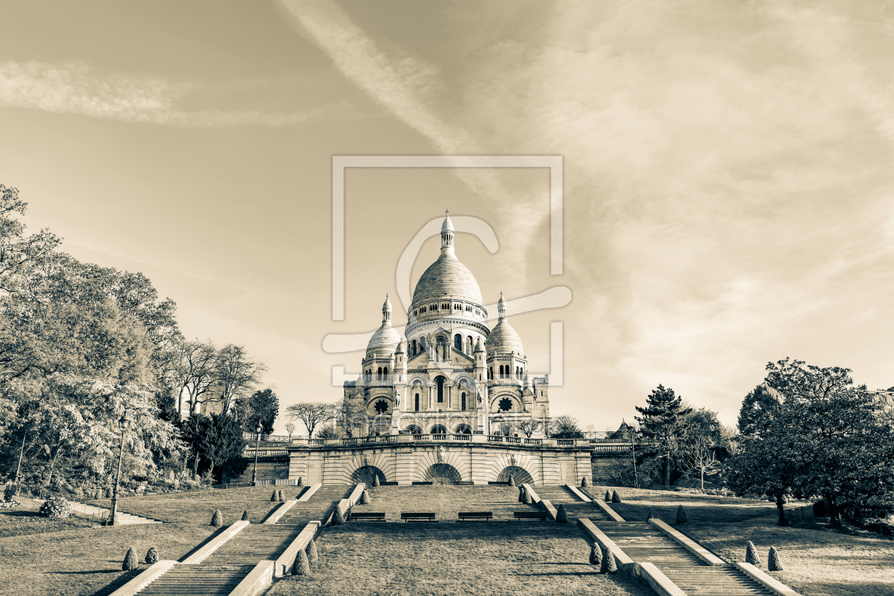 Bild-Nr.: 12286469 Sacre-Coeur auf dem Montmartre in Paris erstellt von dieterich