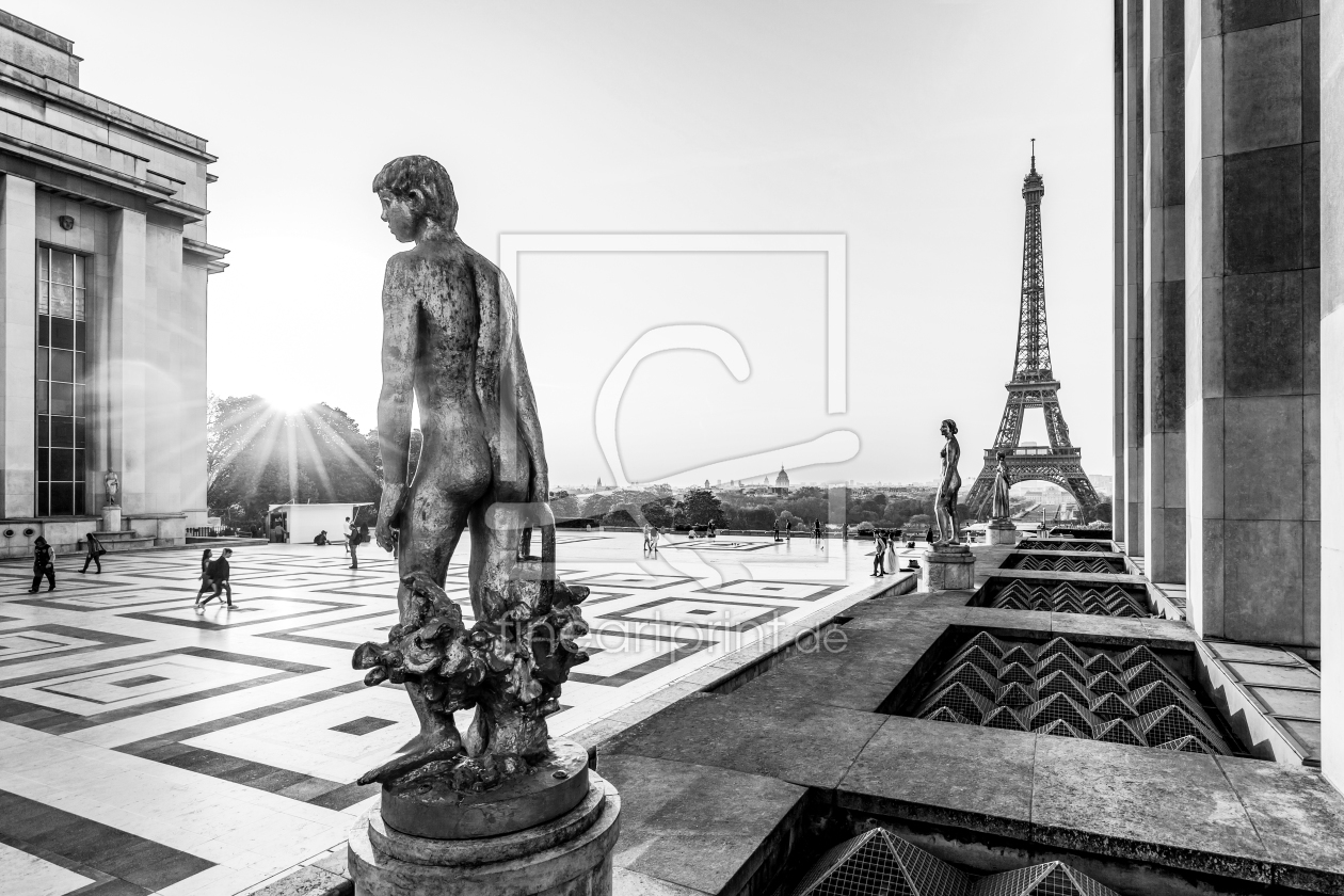 Bild-Nr.: 12286471 Place du Trocadero und der Eiffelturm in Paris erstellt von dieterich