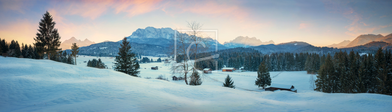 Bild-Nr.: 12286864 Abendstimmung Buckelwiesen im Winter erstellt von SusaZoom