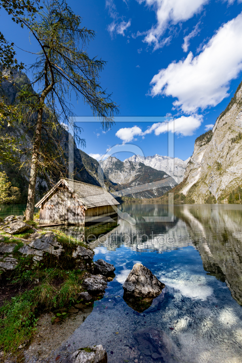 Bild-Nr.: 12288767 Bootshaus am Obersee erstellt von DirkR