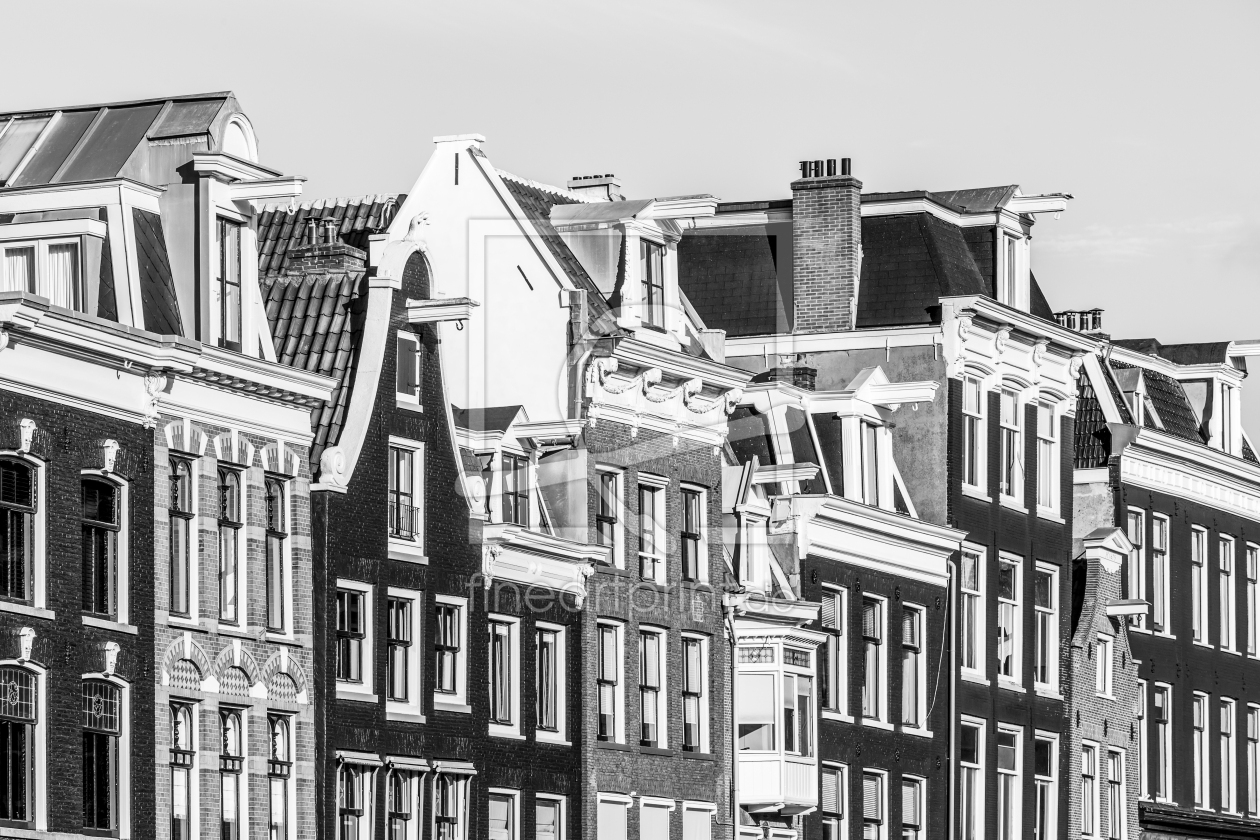 Bild-Nr.: 12294978 Prinsengracht in Amsterdam - Schwarzweiss erstellt von dieterich