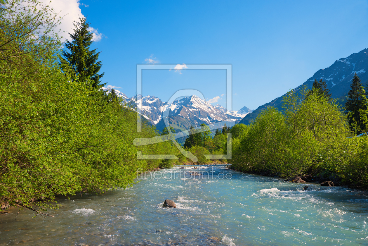 Bild-Nr.: 12295768 Frühling an der Stillach Oberstdorf erstellt von SusaZoom