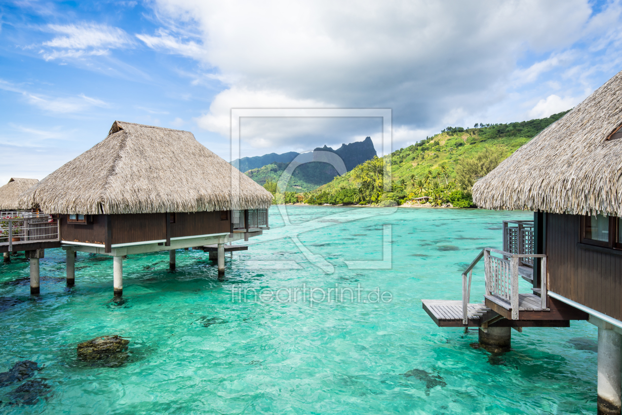Bild-Nr.: 12295955 Overwater Bungalows auf Französisch Polynesien erstellt von eyetronic