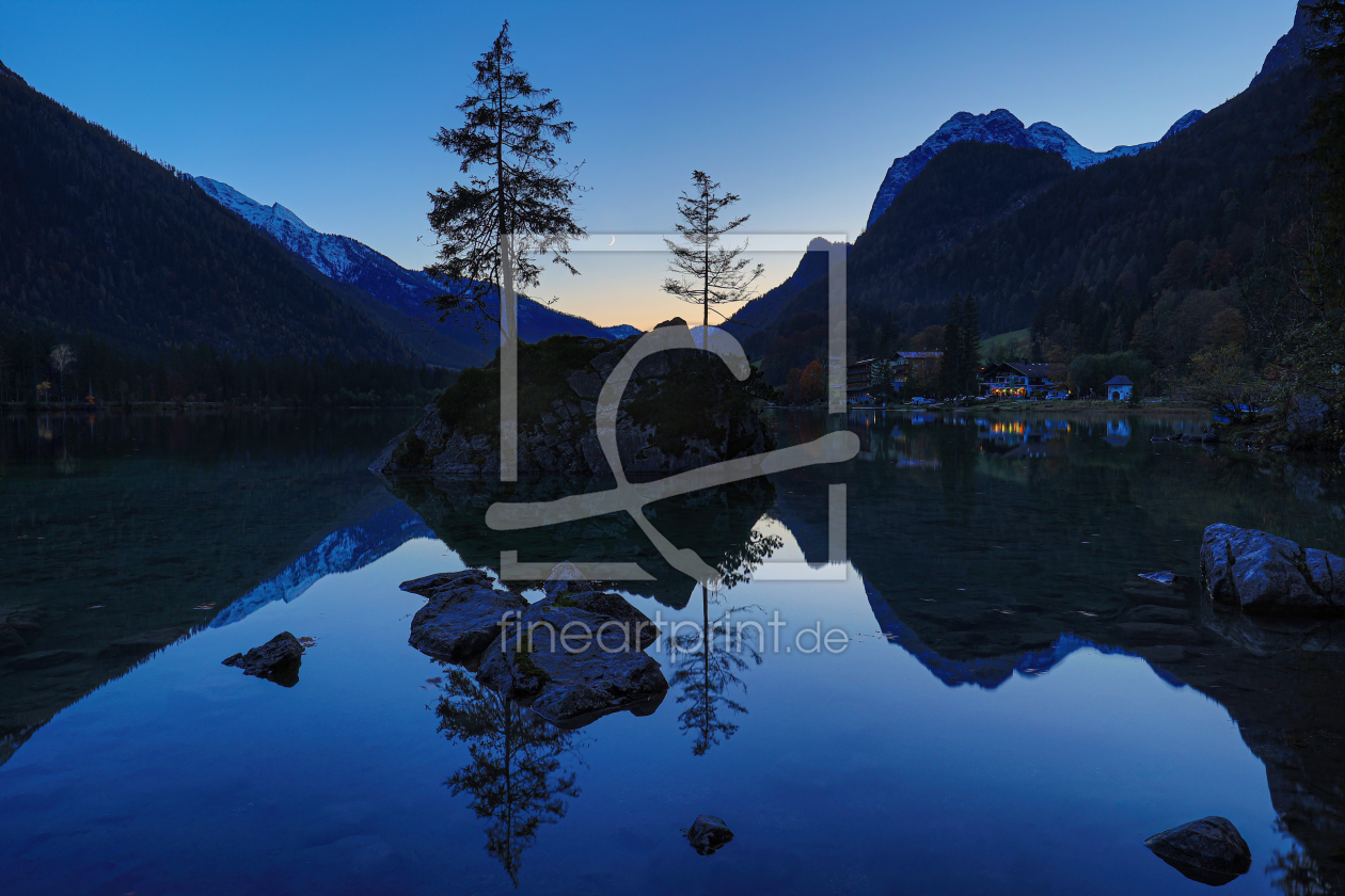 Bild-Nr.: 12300910 Blaue Stunde Hintersee erstellt von Thomas Herzog