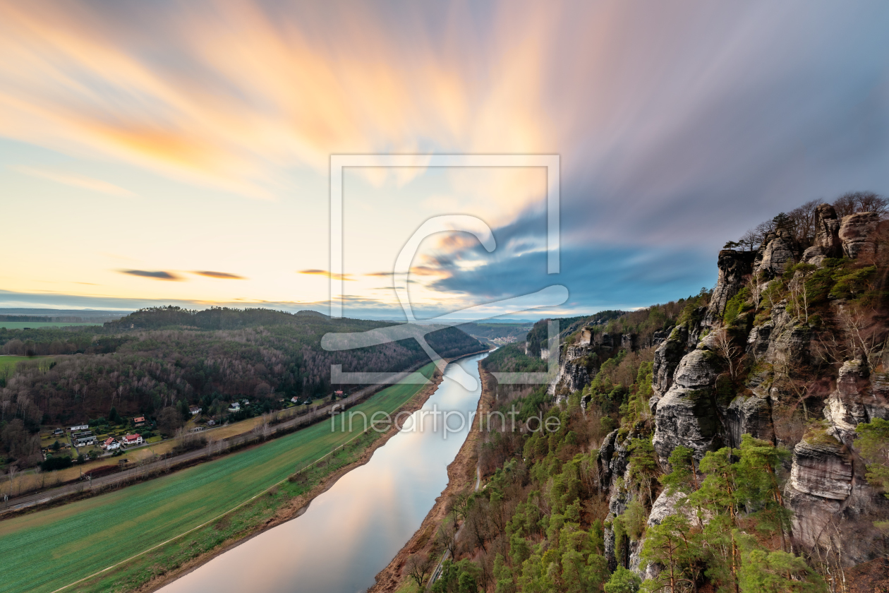 Bild-Nr.: 12301203 Elbsandsteingebirge - Blick von der Bastei erstellt von lichtjahr21