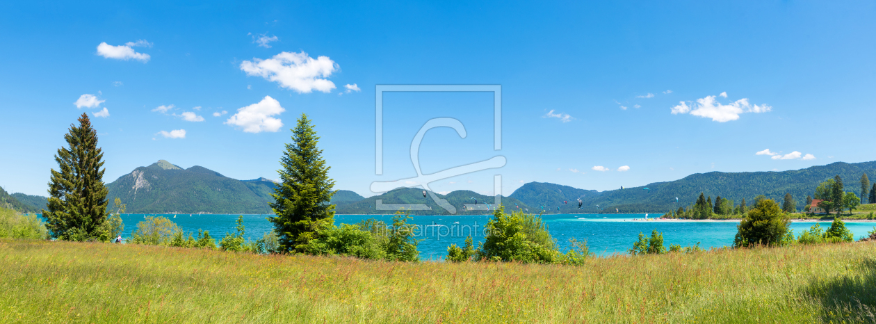 Bild-Nr.: 12301575 Halbinsel Zwergern Walchensee Panorama erstellt von SusaZoom