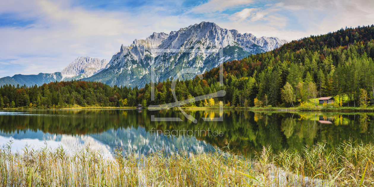 Bild-Nr.: 12304167 Lautersee und Karwendel erstellt von Walter G. Allgöwer