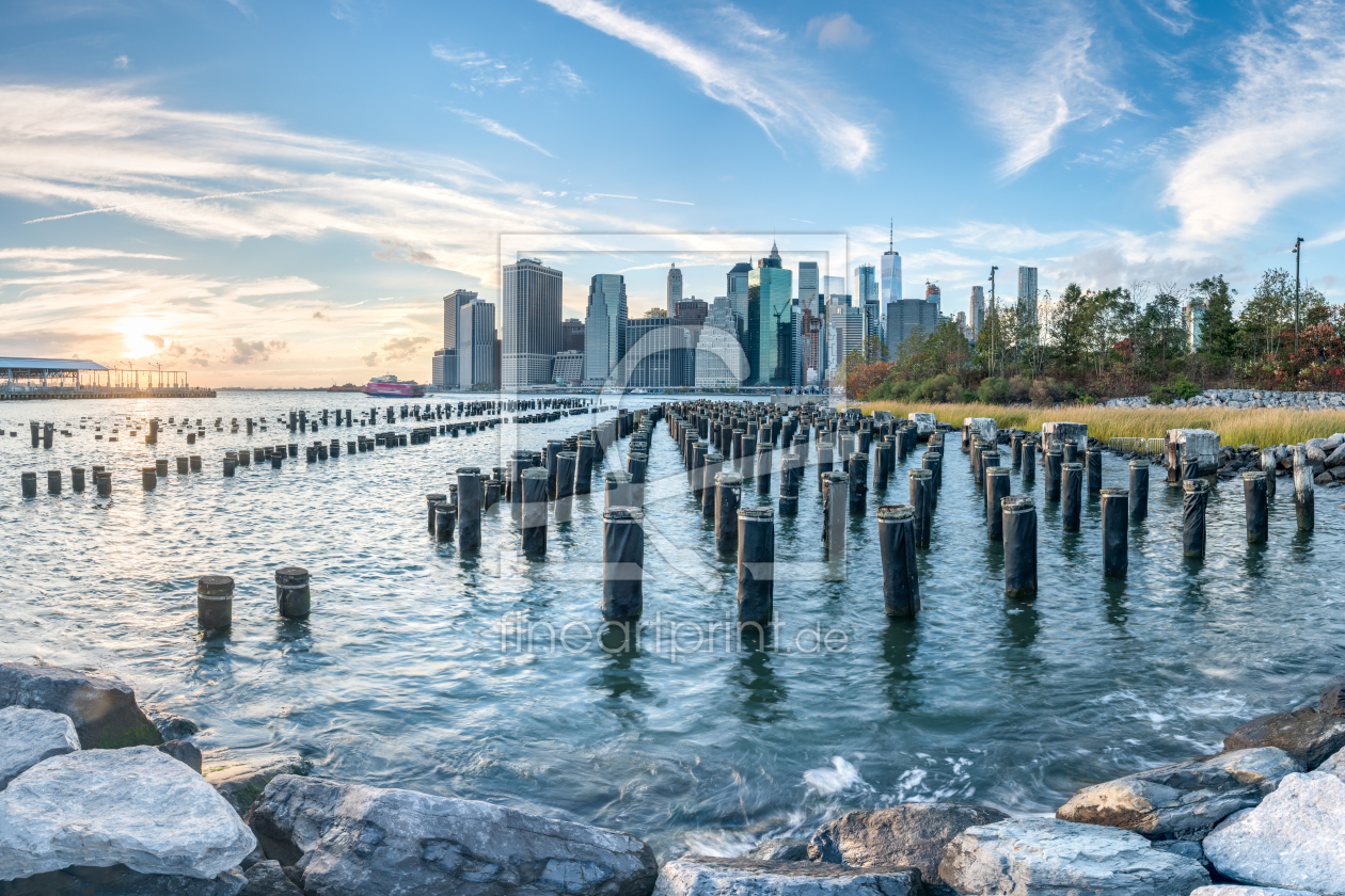 Bild-Nr.: 12306586 Sonnenuntergang am Pier 1 in Brooklyn erstellt von eyetronic