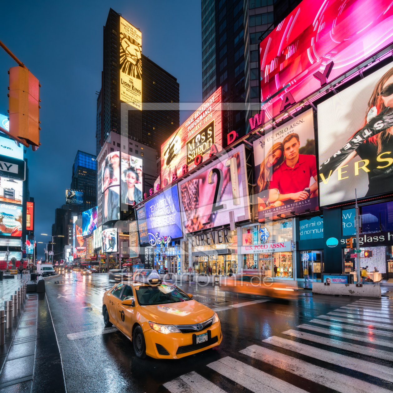 Bild-Nr.: 12307512 Broadway in New York City erstellt von eyetronic
