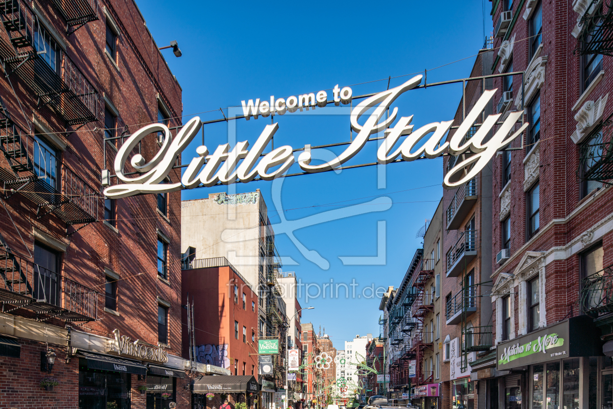 Bild-Nr.: 12308225 Little Italy in New York City erstellt von eyetronic