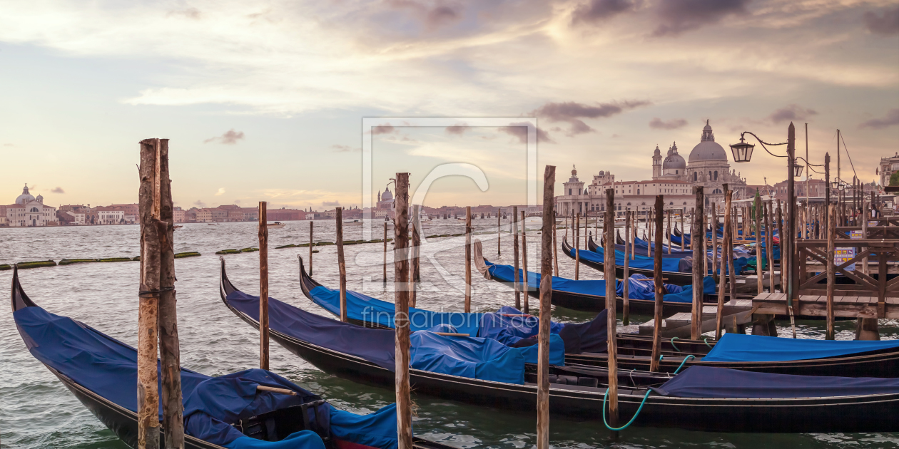 Bild-Nr.: 12309016 VENEDIG Gondeln und Santa Maria della Salute erstellt von Melanie Viola