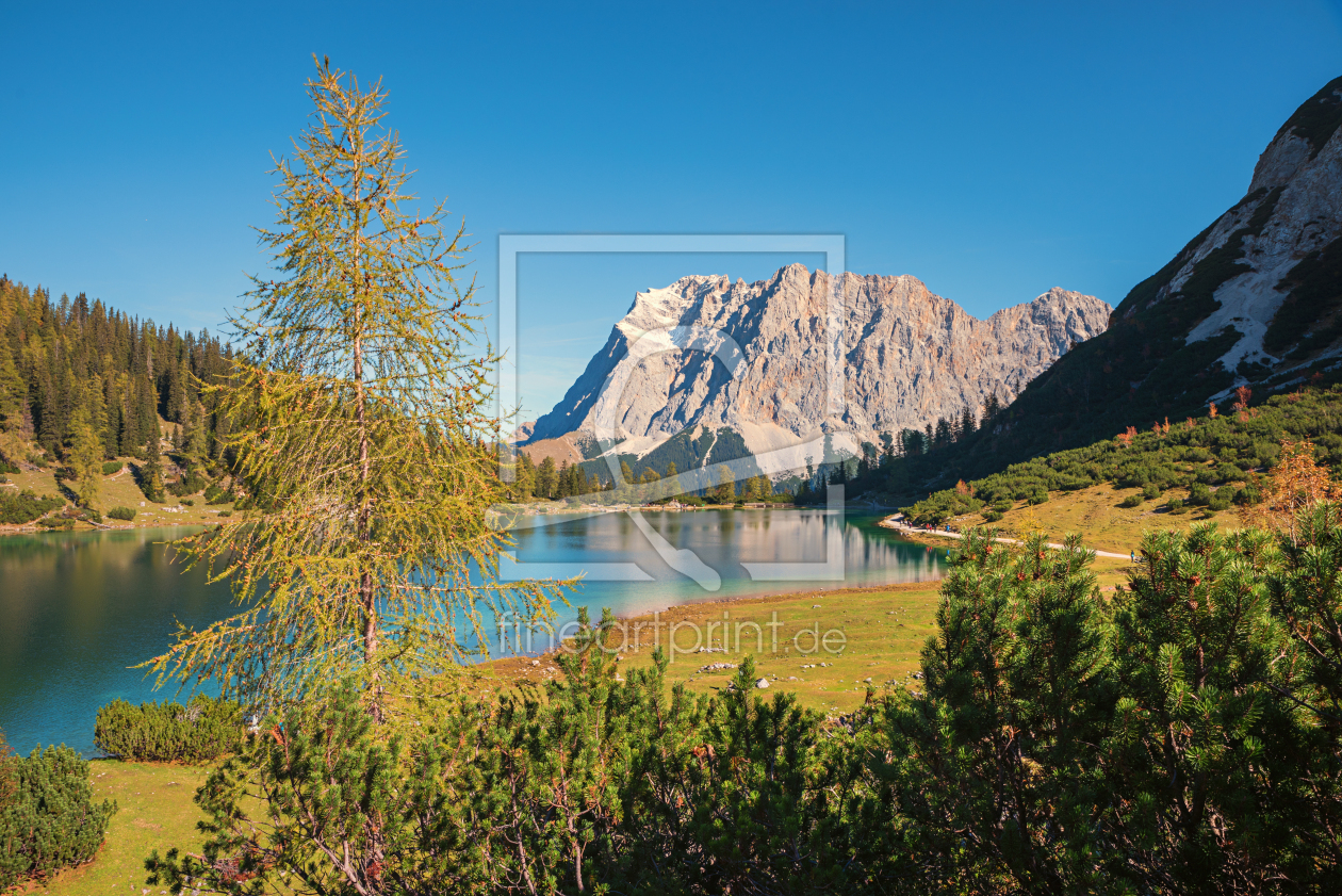 Bild-Nr.: 12309823 Seebensee und Zugspitze im Herbst erstellt von SusaZoom