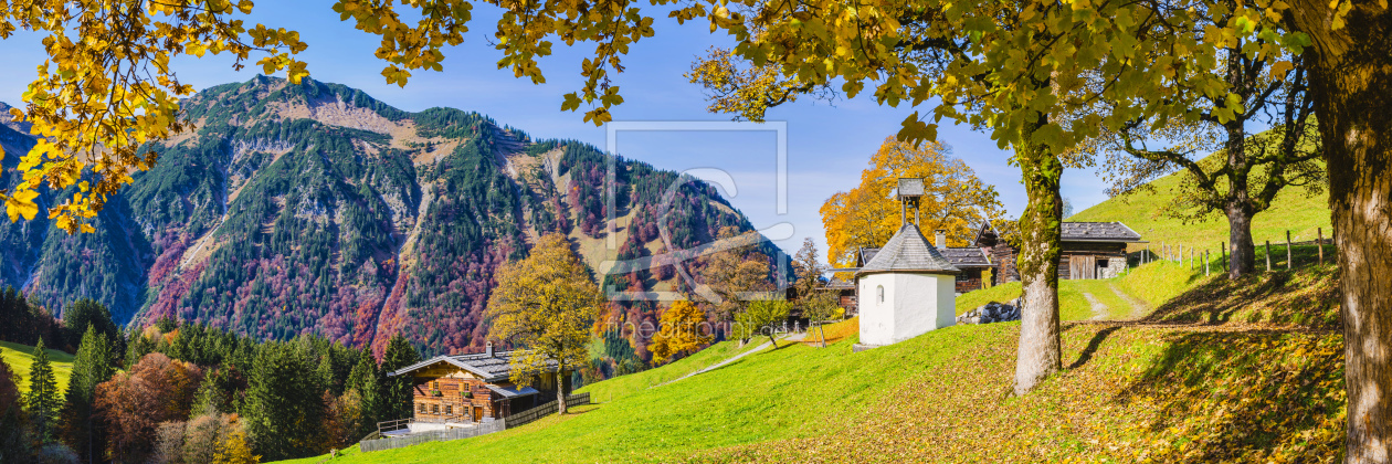 Bild-Nr.: 12310968 Herbst in Gerstruben erstellt von Walter G. Allgöwer