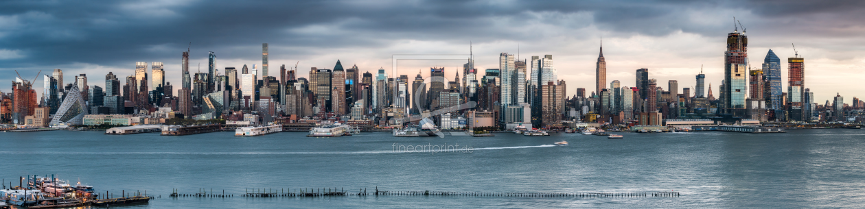 Bild-Nr.: 12316028 Manhattan Skyline entlang dem Hudson River erstellt von eyetronic
