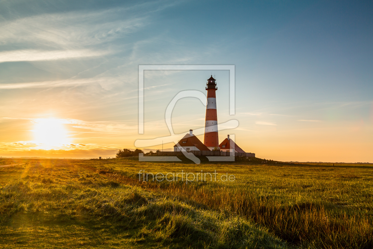 Bild-Nr.: 12322163 Sunrise at the Westerhever Lighthouse erstellt von Ursula Reins