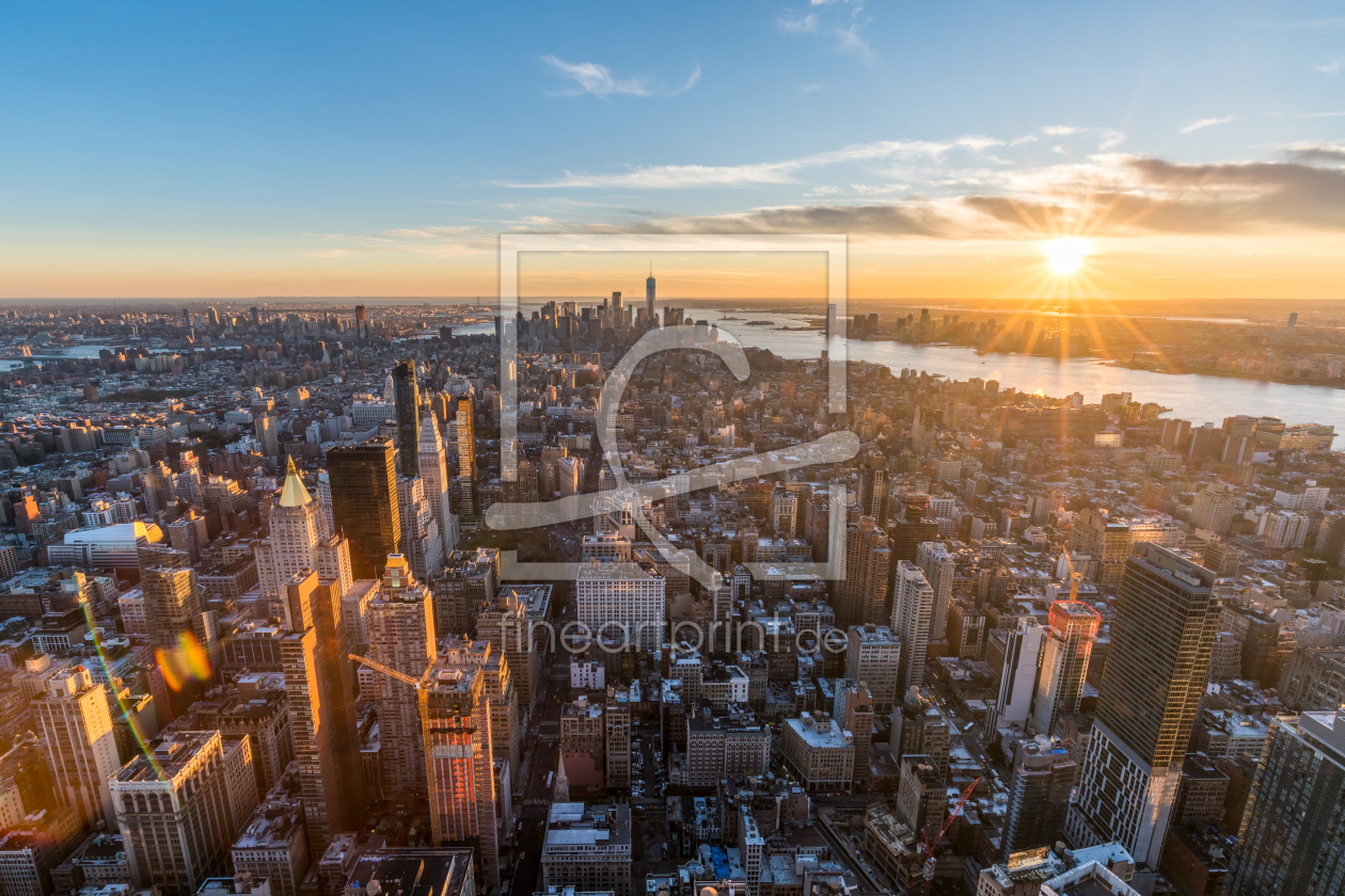 Bild-Nr.: 12323403 Lower Manhattan Sonnenuntergang erstellt von eyetronic