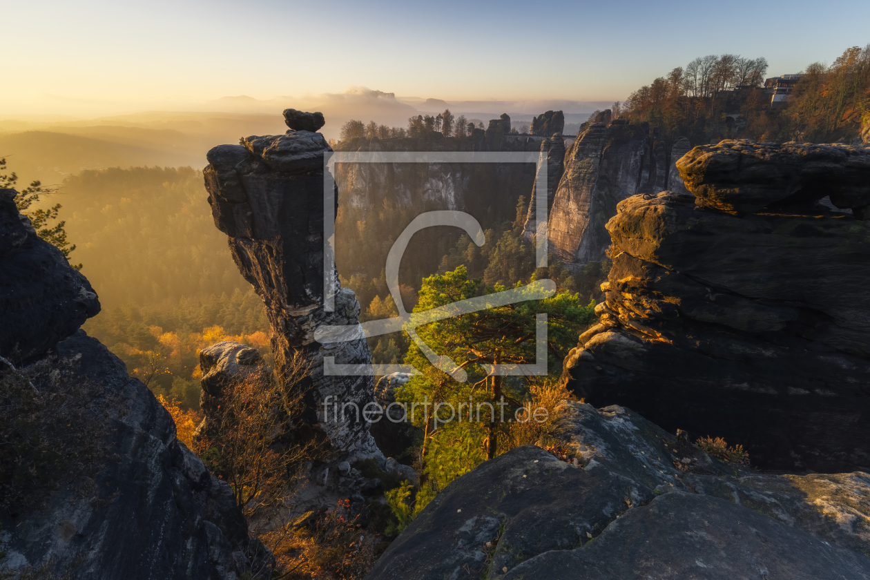 Bild-Nr.: 12328393 Herbstmorgen an der Wehlnadel erstellt von Daniela Beyer