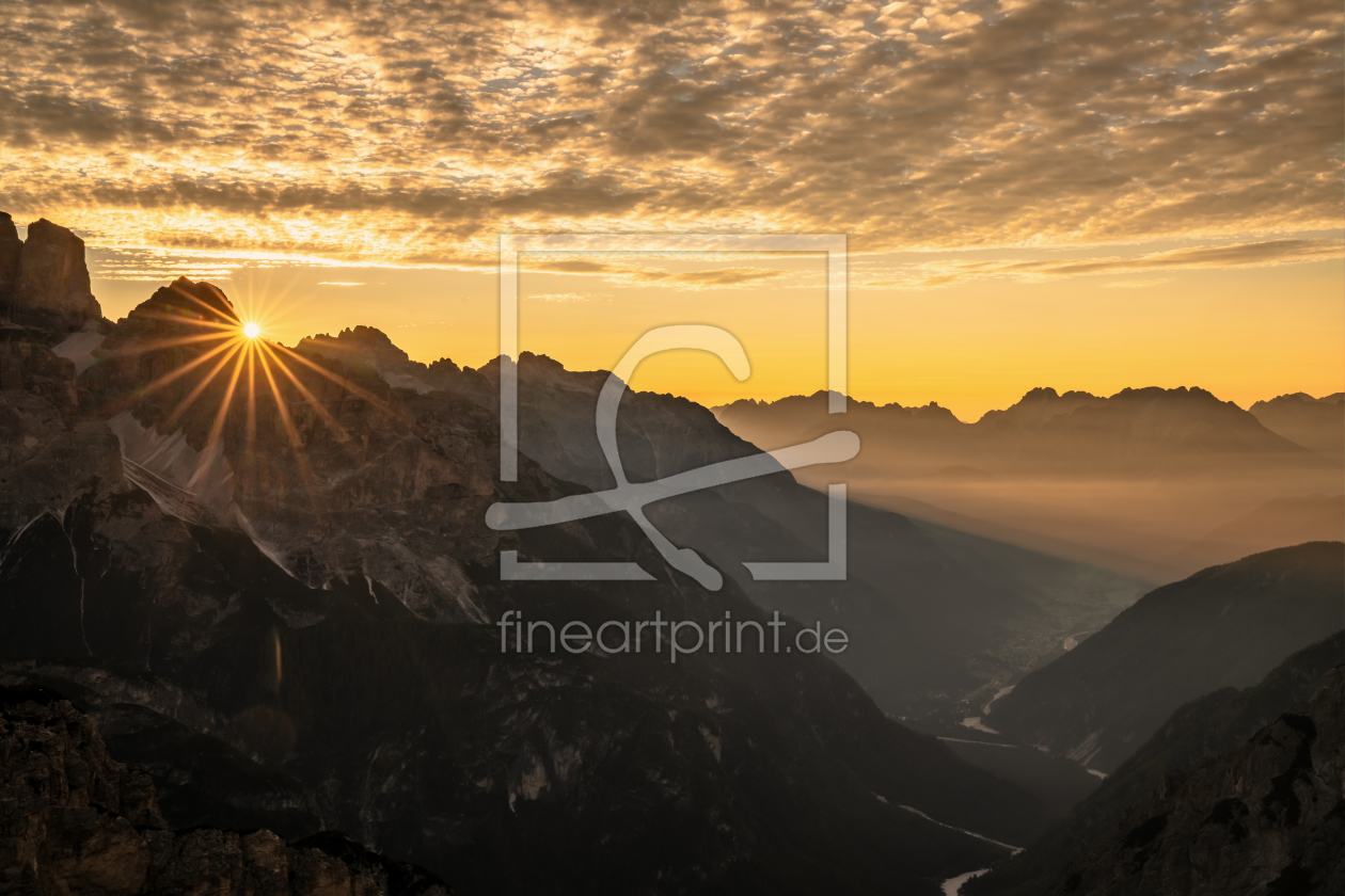 Bild-Nr.: 12330575 Sonnenaufgang in den Dolomiten erstellt von Achim Thomae