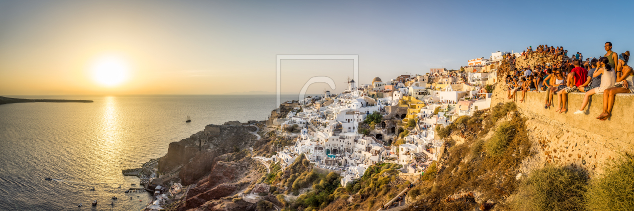 Bild-Nr.: 12333667 Sonnenuntergang auf Santorin erstellt von eyetronic