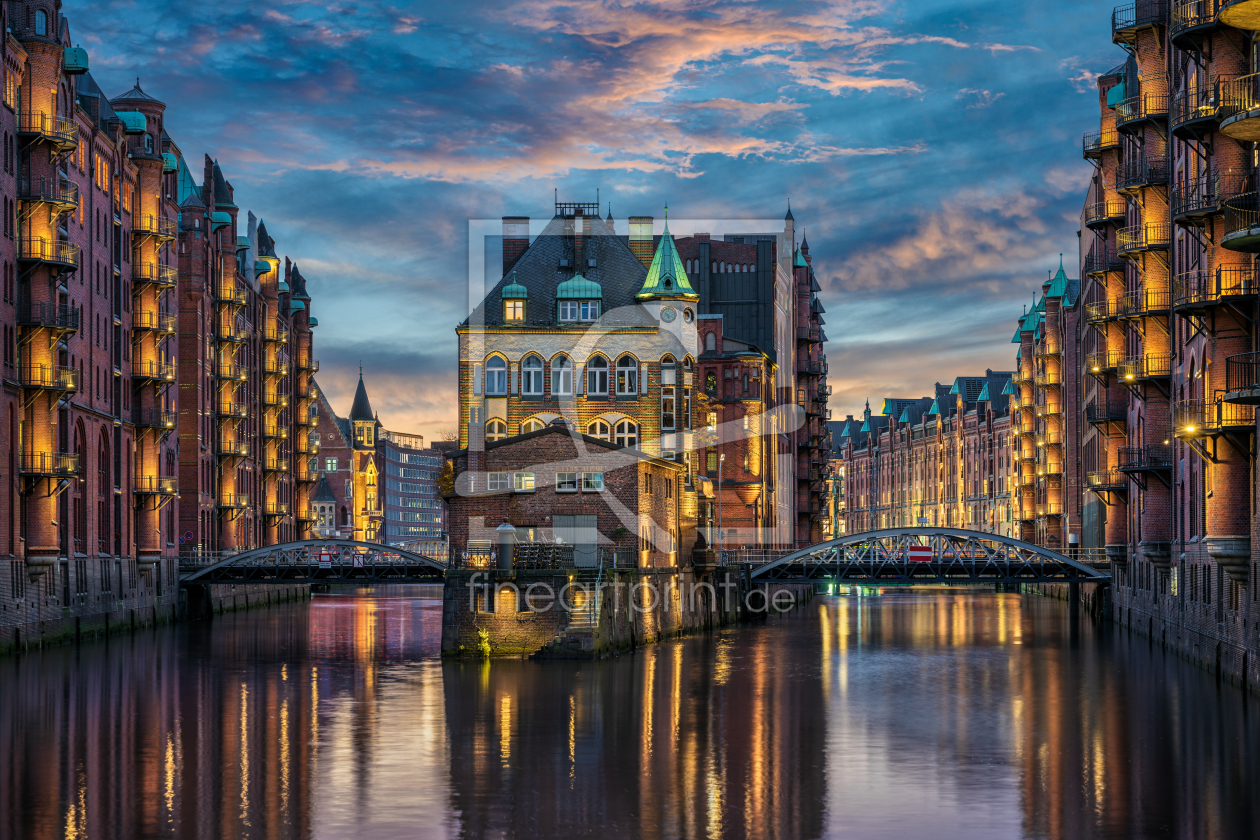 Bild-Nr.: 12334967 Sonnenuntergang in Hamburg erstellt von Mapics