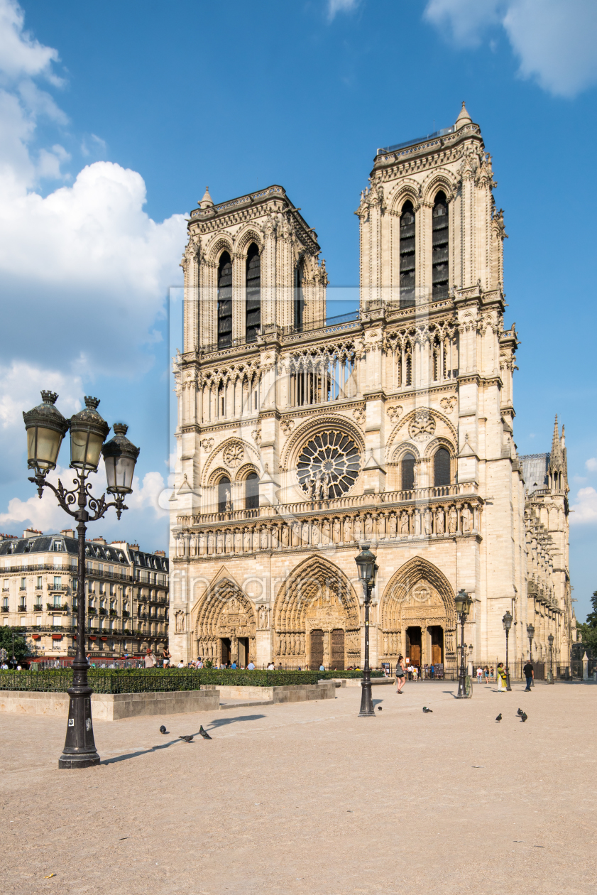 Bild-Nr.: 12337715 Notre Dame in Paris erstellt von eyetronic
