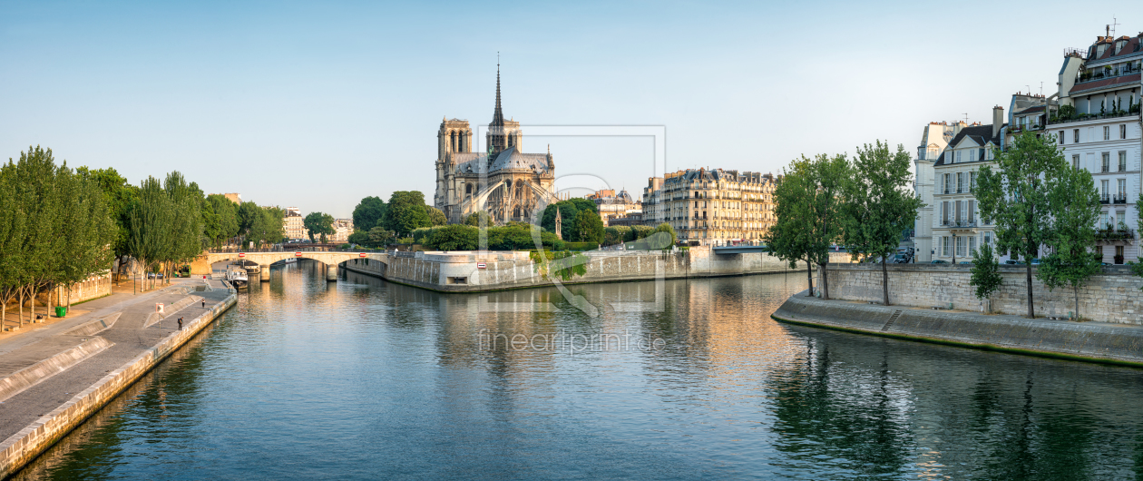 Bild-Nr.: 12337800 Ile de La Cite und Kathedrale Notre Dame in Paris erstellt von eyetronic