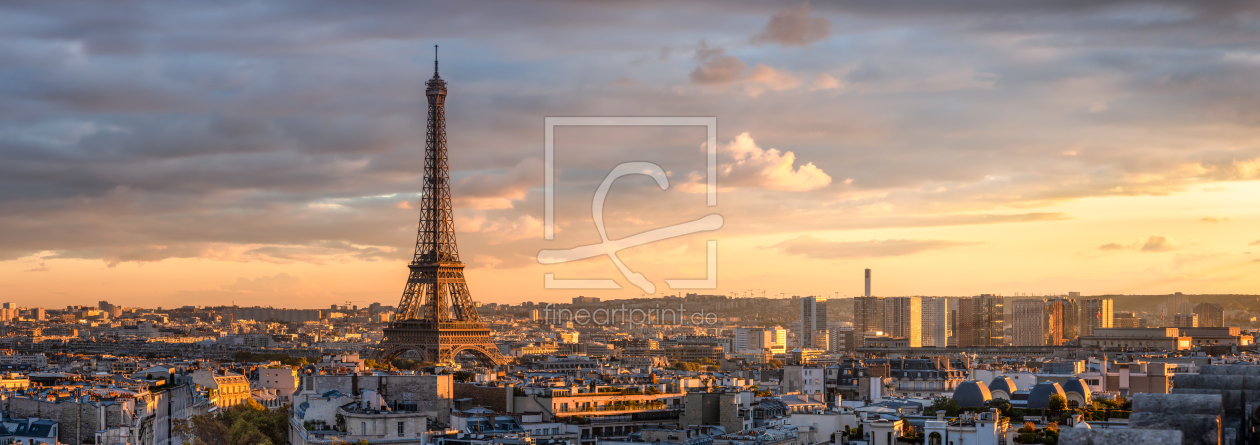 Bild-Nr.: 12344626 Paris Skyline Panorama mit Eiffelturm erstellt von eyetronic