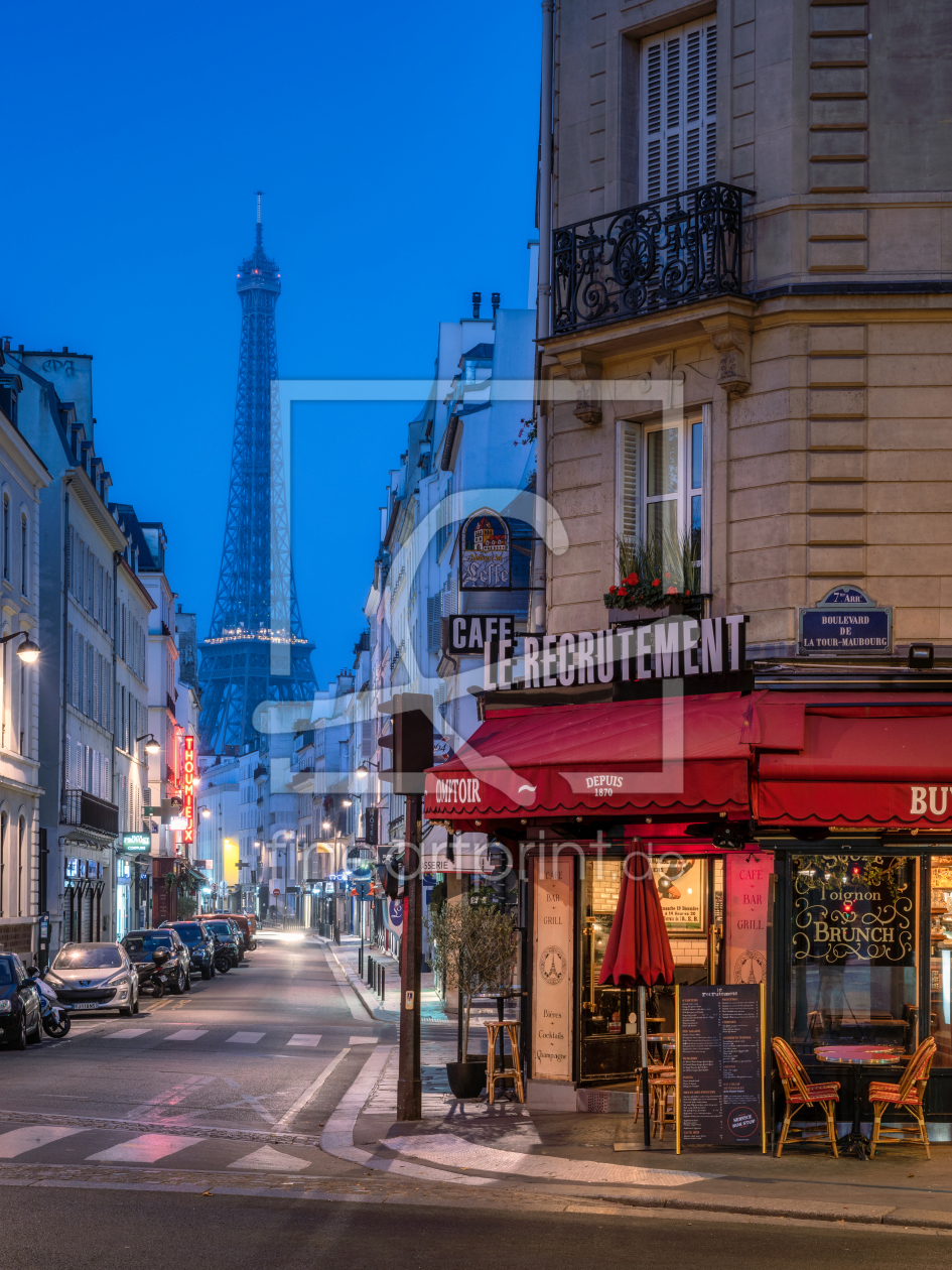 Bild-Nr.: 12350072 Rue Saint Dominique mit Blick auf den Eiffelturm erstellt von eyetronic