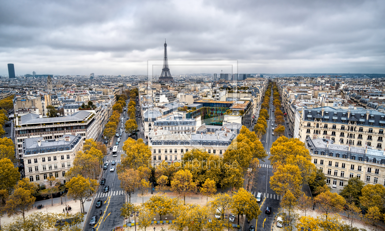 Bild-Nr.: 12350091 Paris Skyline im Herbst erstellt von eyetronic